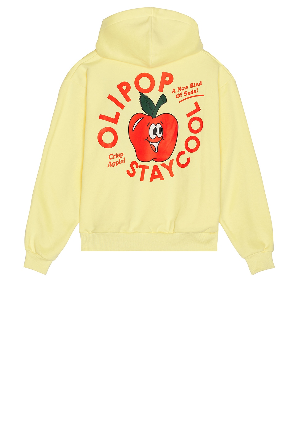 Stay Cool x OLIPOP Crisp Apple Hoodie in Yellow REVOLVE