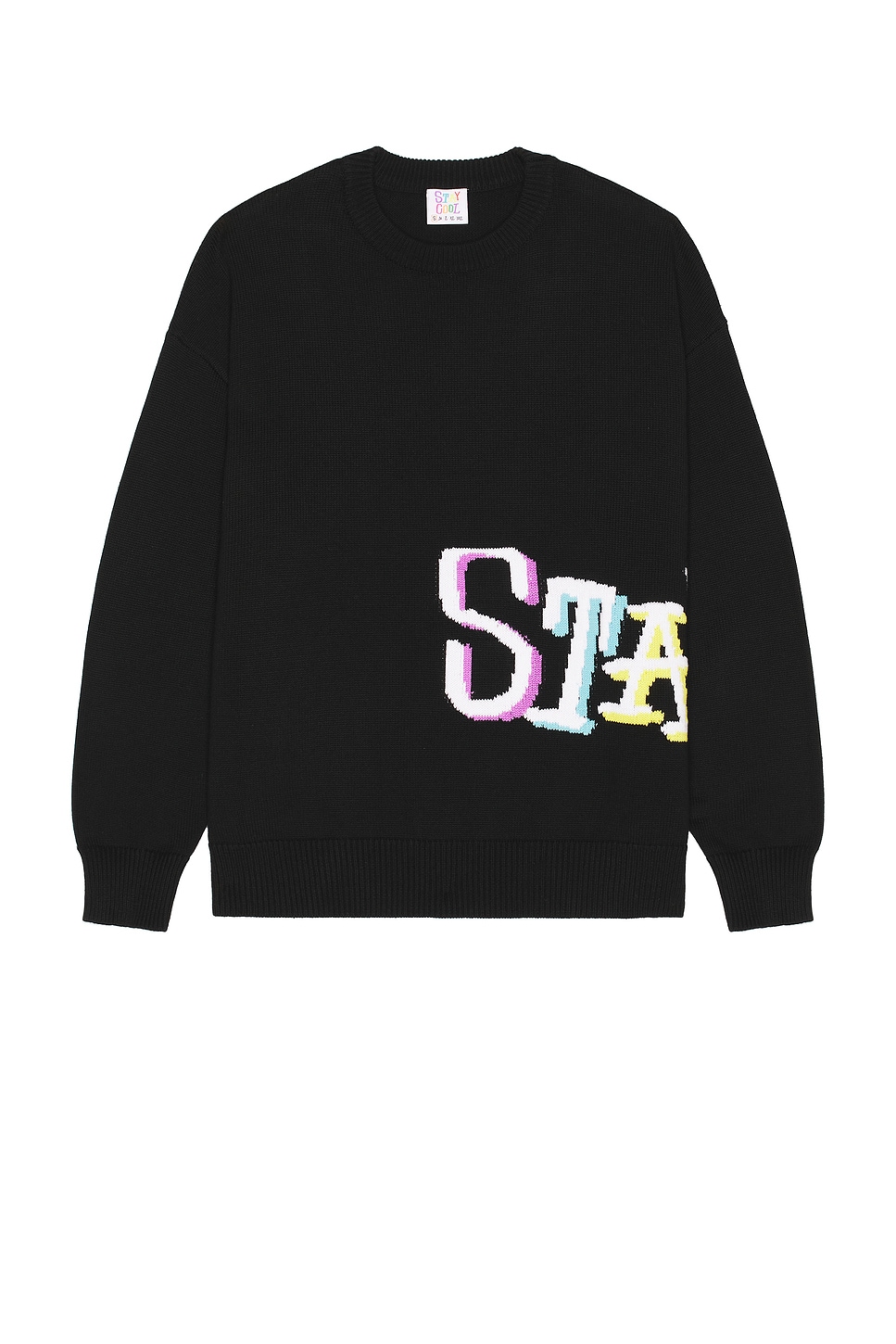 Stay Cool Tribal Wrap Knit Sweater in Black REVOLVE