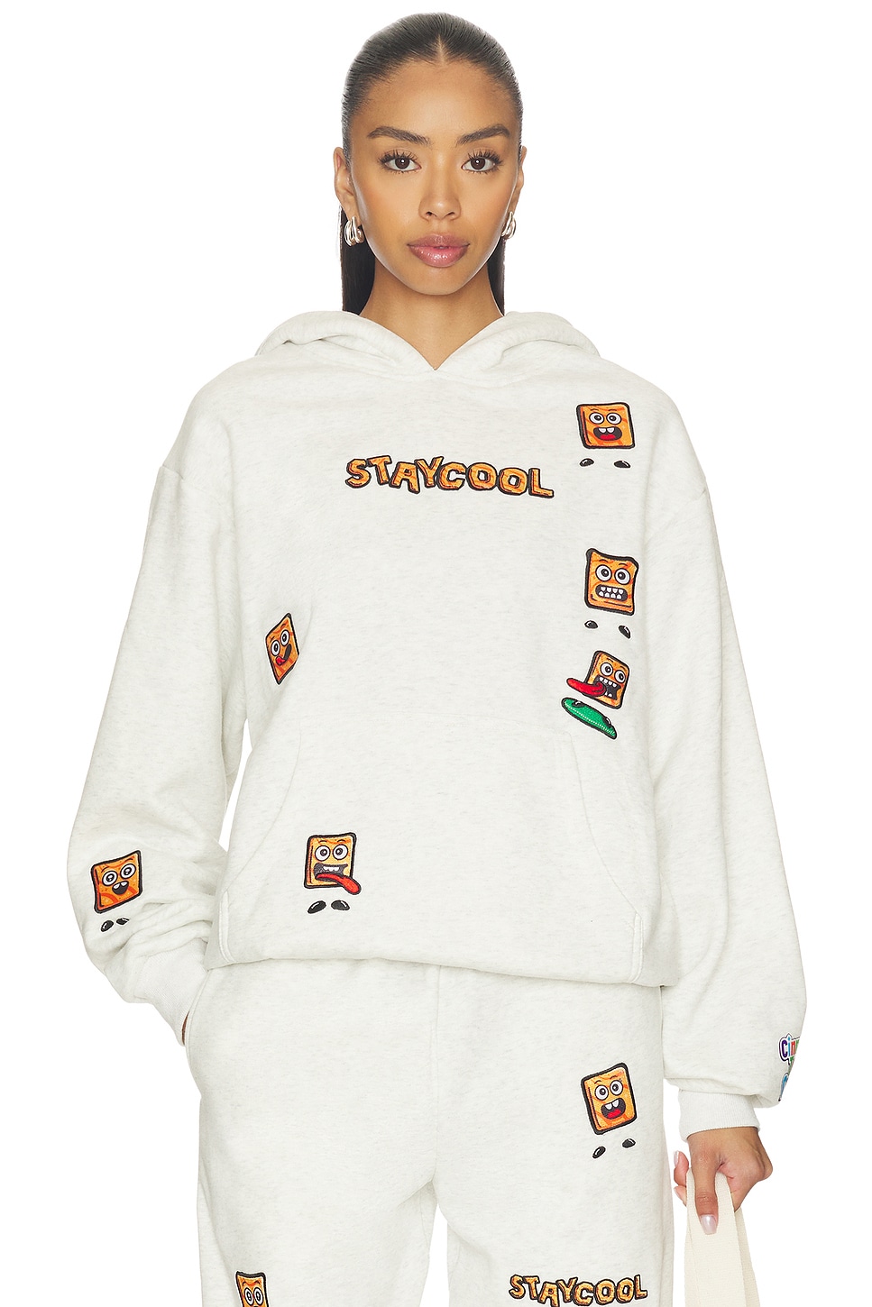 Stay Cool x Cinnamon Toast Crunch All Over Character Hoodie in