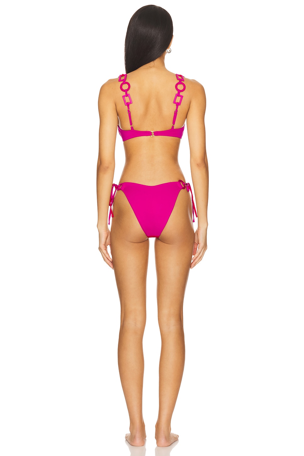 Crimson Cascade Bikini