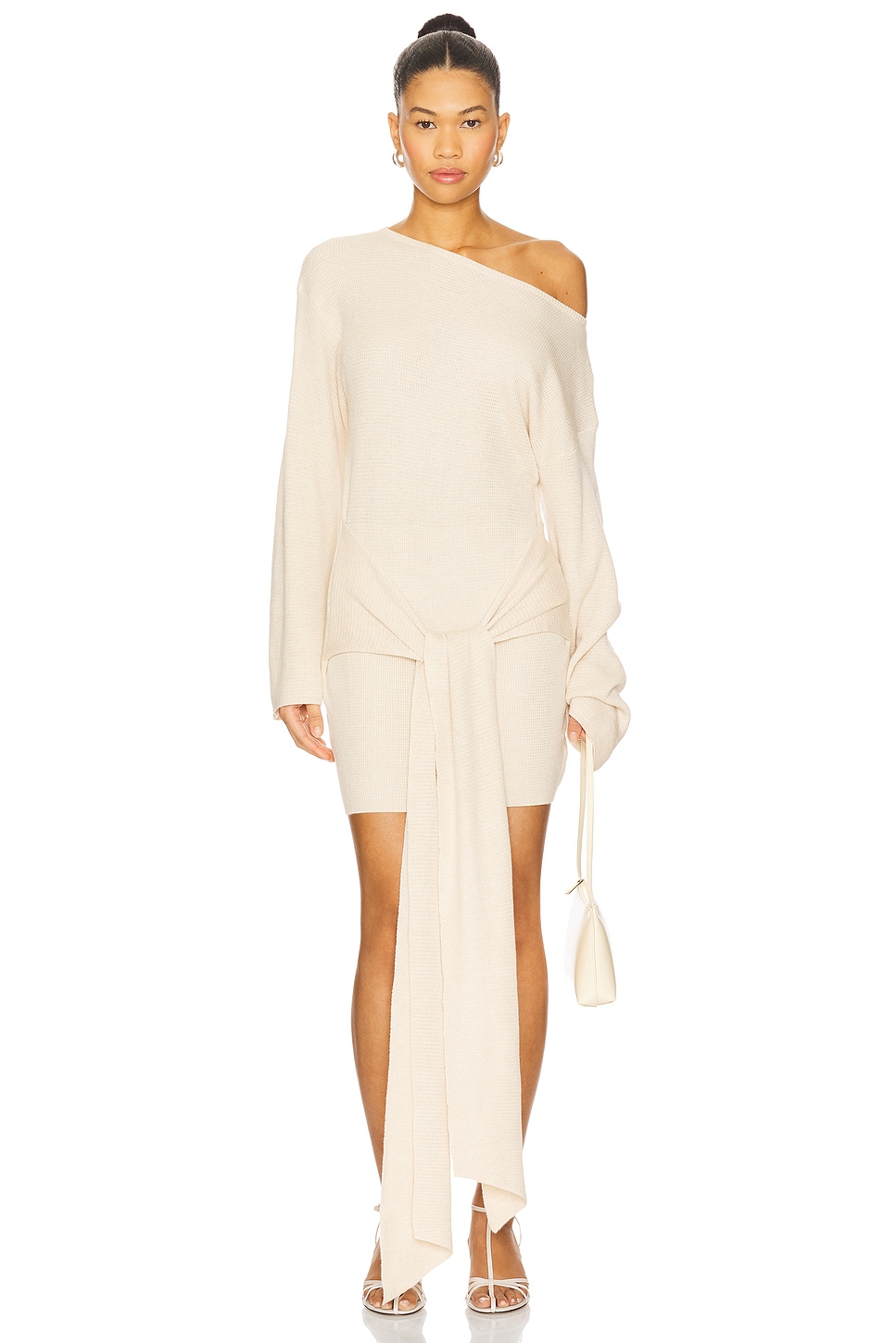 SEVEN WONDERS Himari Knit Mini Dress in Sand | REVOLVE