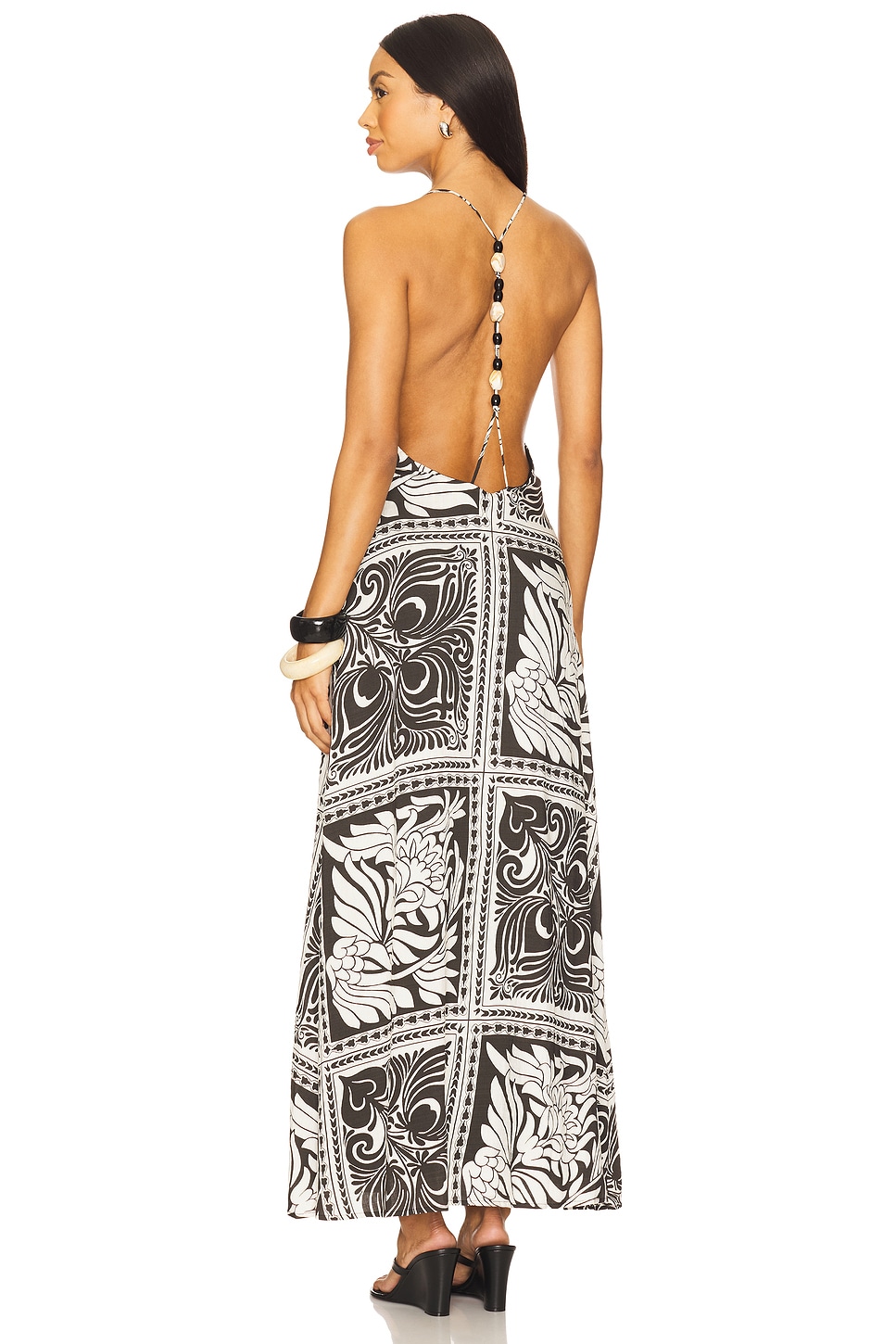 SEVEN WONDERS Chantelle Halter Maxi Dress in Havanna Black | REVOLVE SEVEN WONDERS Chantelle Halter Maxi Dress in Havanna Black | REVOLVE