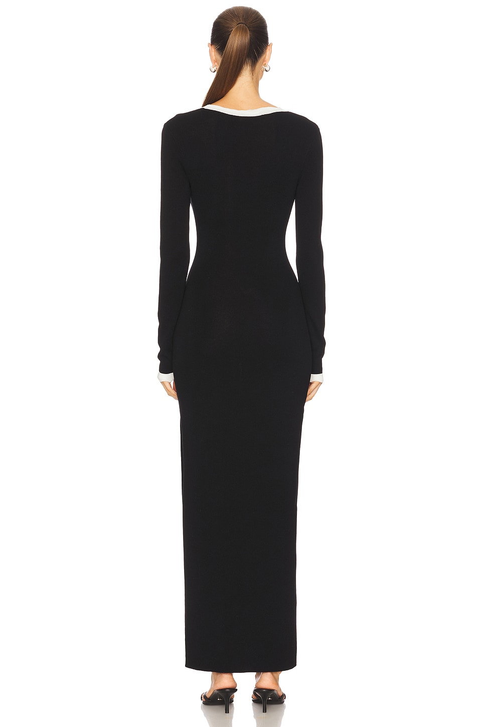 SEVEN WONDERS Milenia Sleeved Maxi Dress in Black | REVOLVE