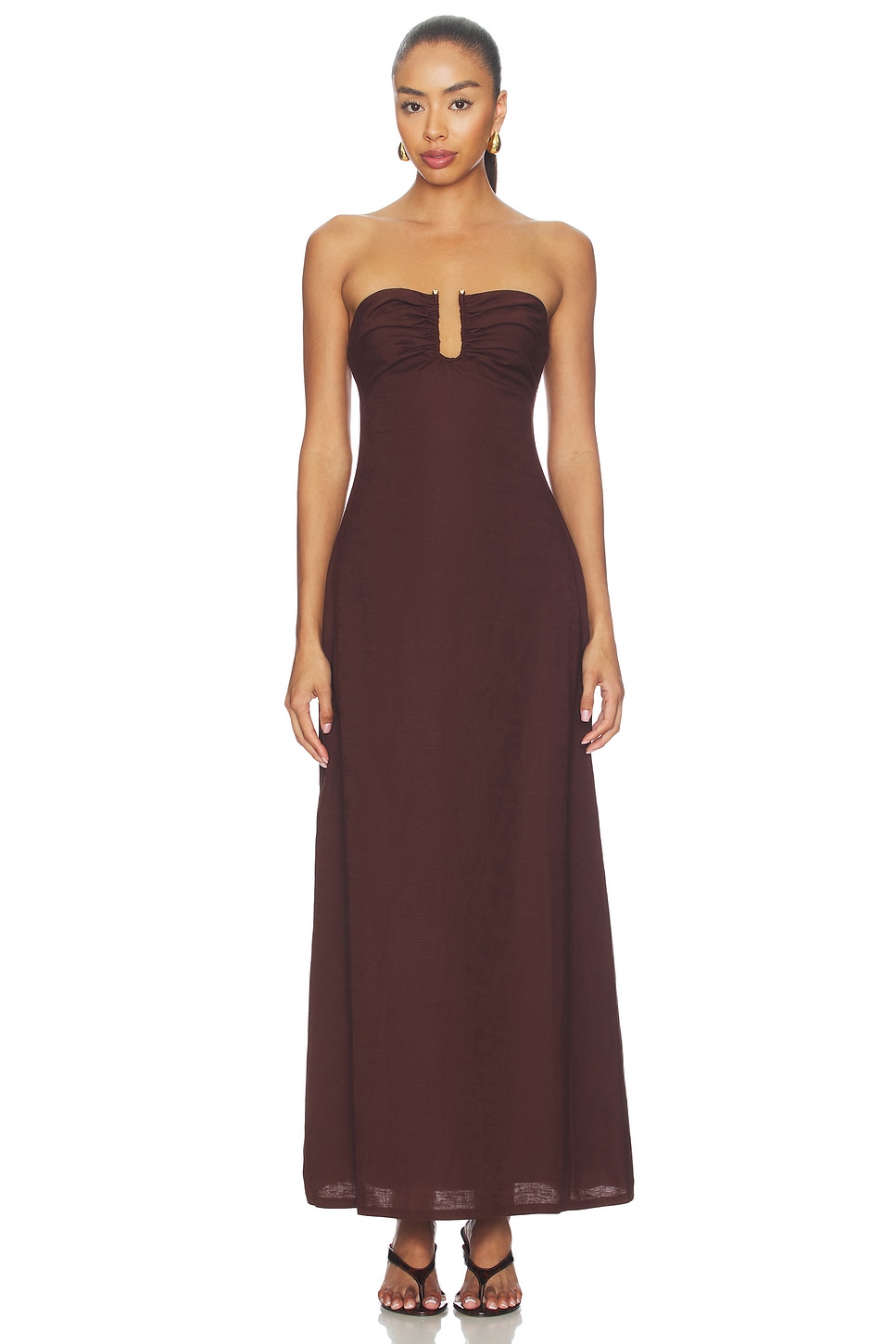 Martha Strapless Maxi Dress