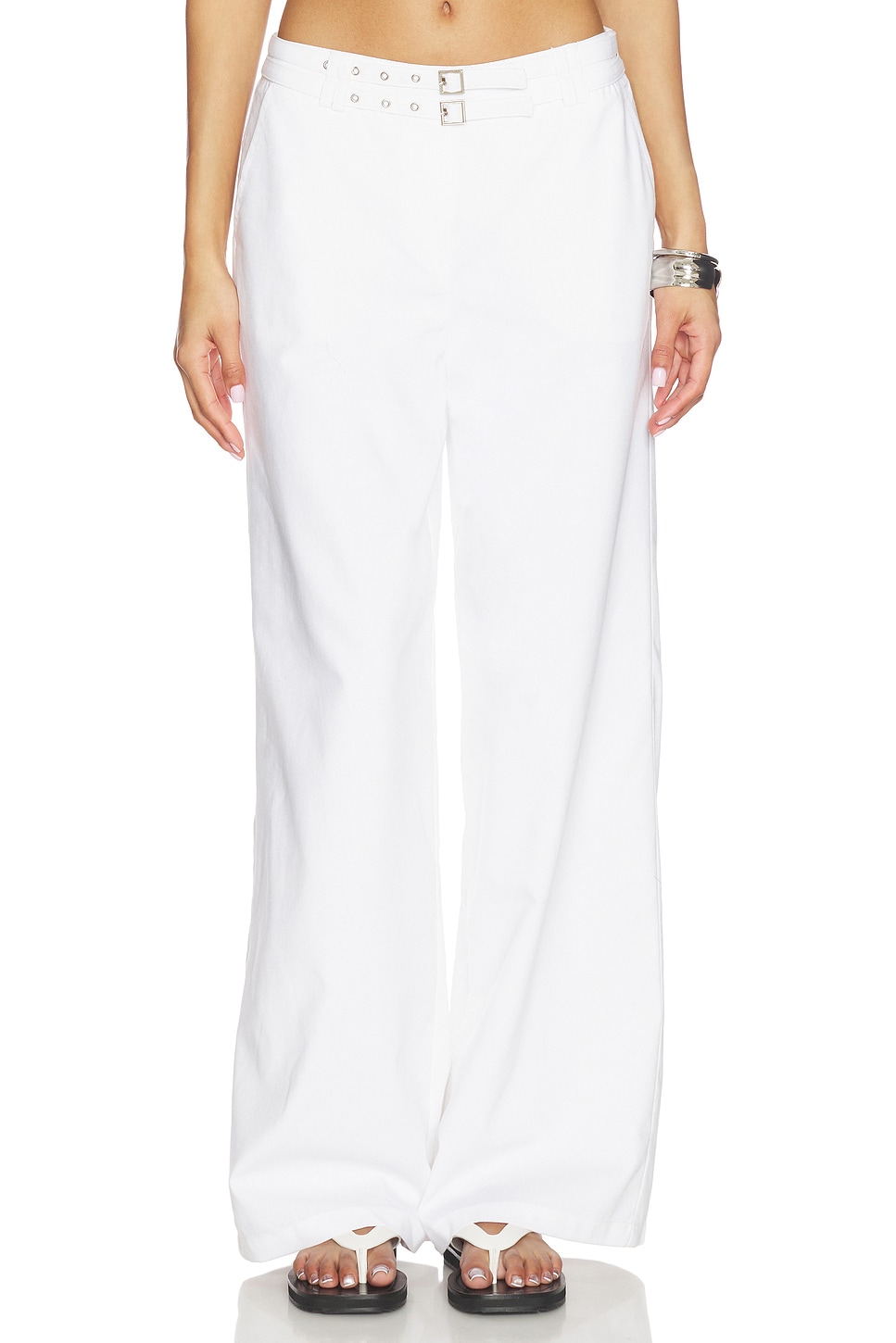 Zaylee Buckle Wide Leg Pant - thumbnail 2