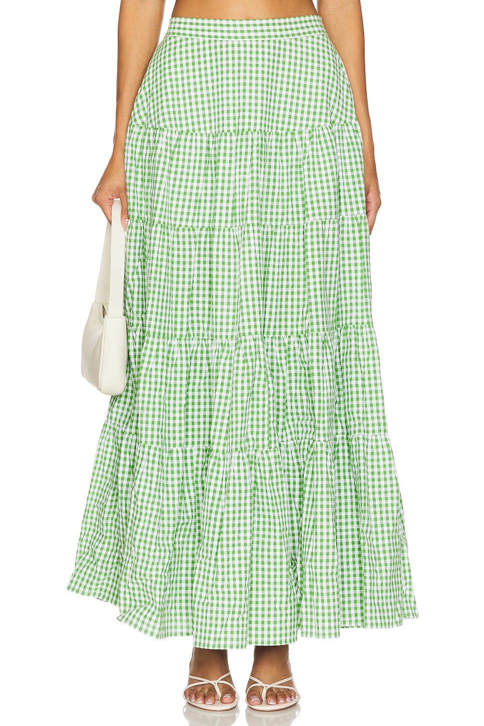 Sundress Odette Skirt in Gingham Mint | REVOLVE