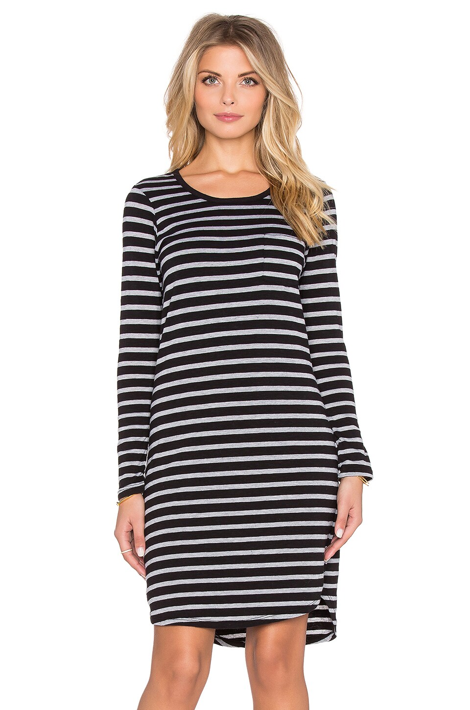sundry striped caftan