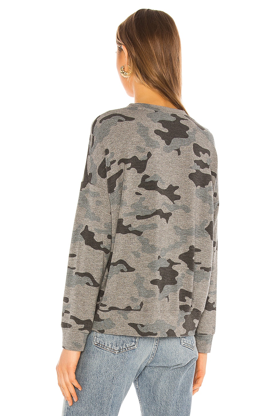 express oversized camo sweatshirt