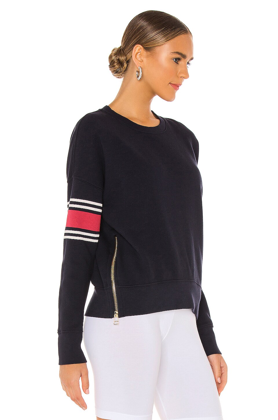 sundry double zip sweatshirt