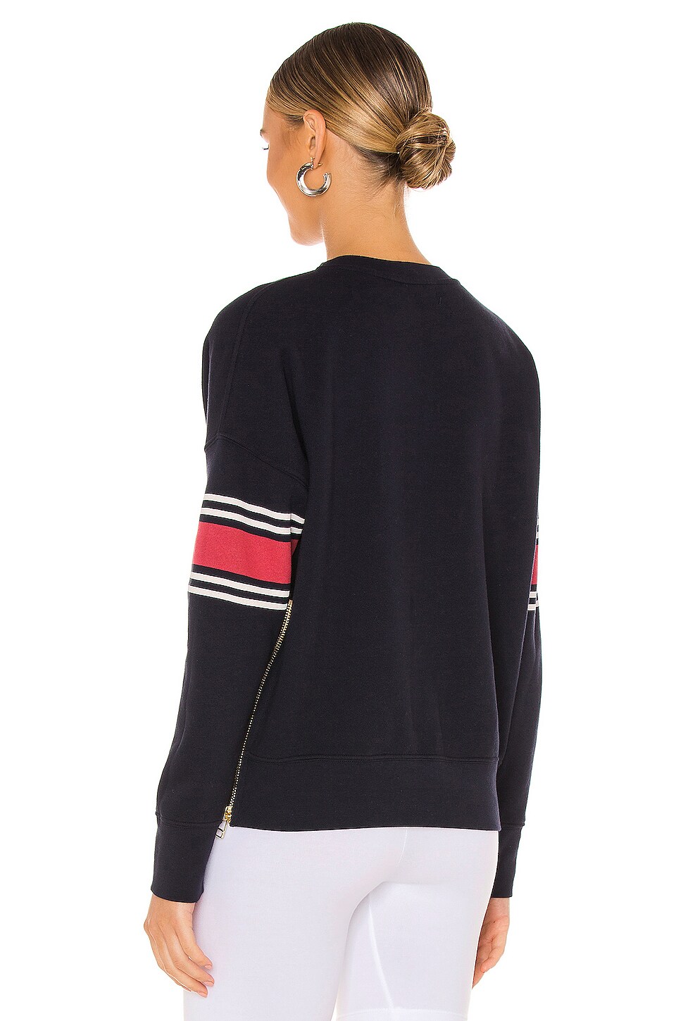 sundry double zip sweatshirt