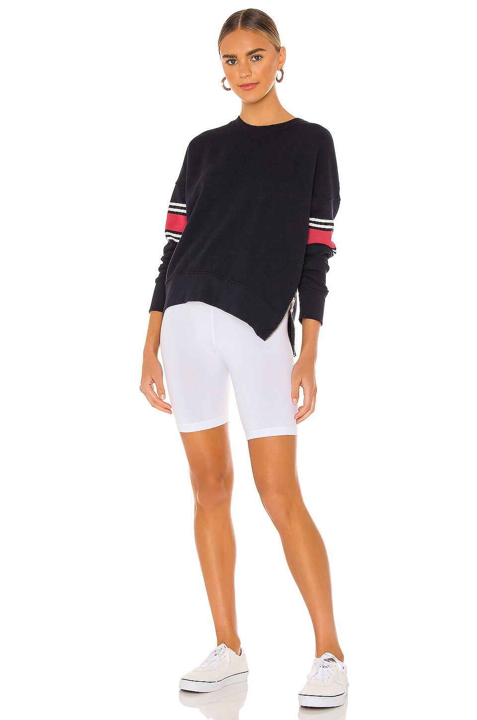 sundry double zip sweatshirt