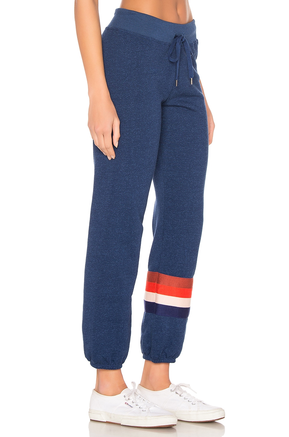 sundry multi stripe pullover