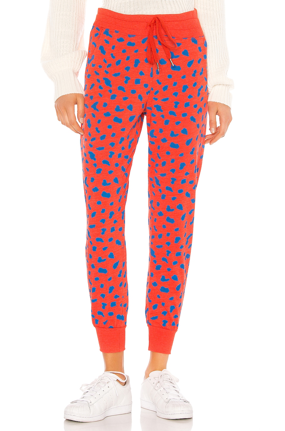 SUNDRY Abstract Dots Tapered Sweatpants in Lighthouse | REVOLVE
