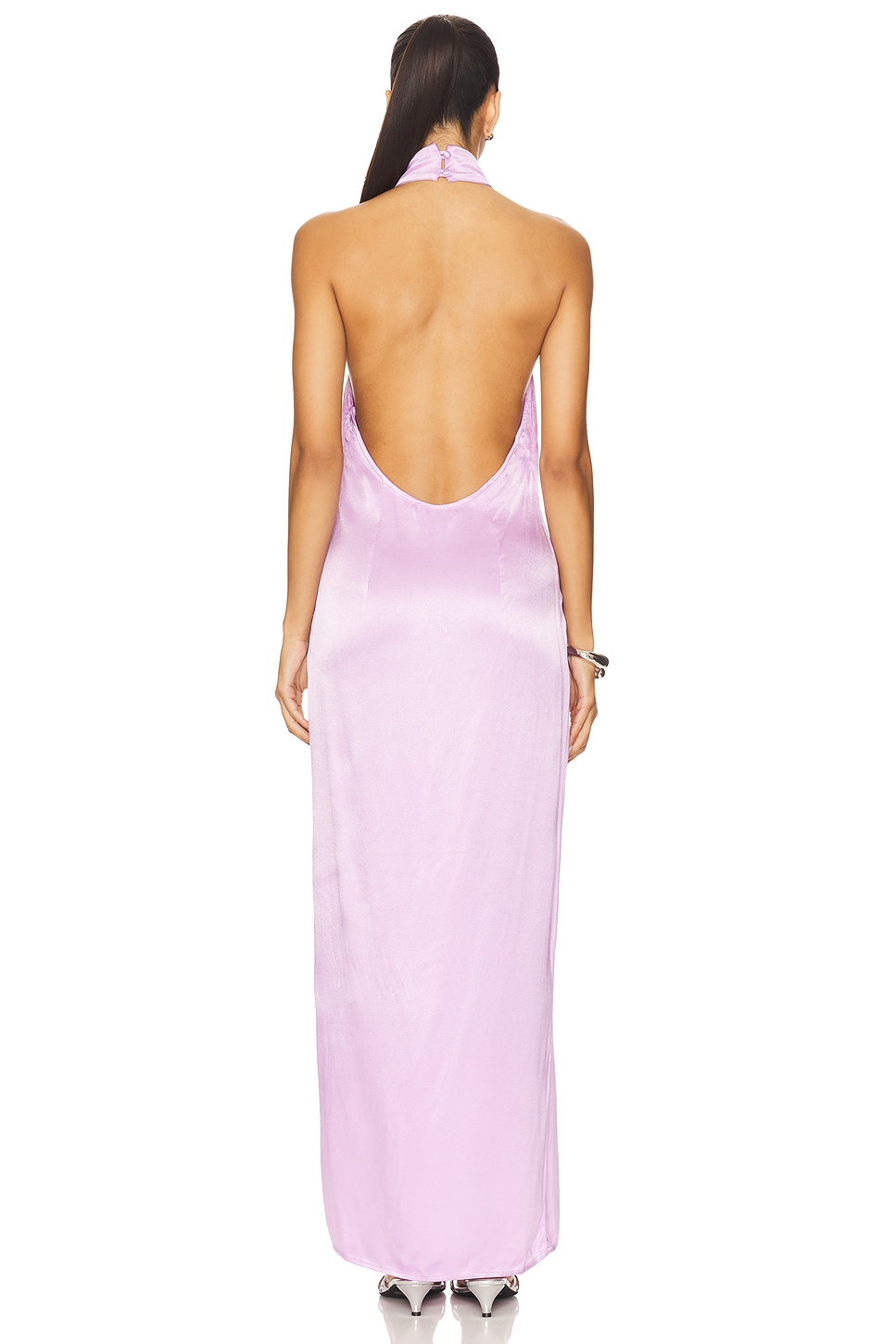 pink and green halter dress Malia Halter Dress - Pink Green Paisley | Sass Clothing main image 1