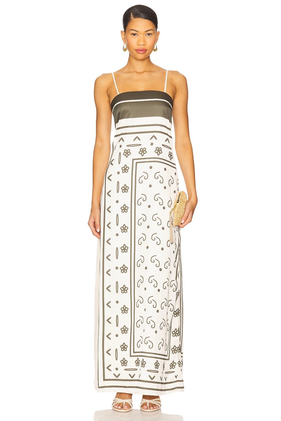 chinese dress ladies Boho Blues Strapless Maxi Dress main image 0