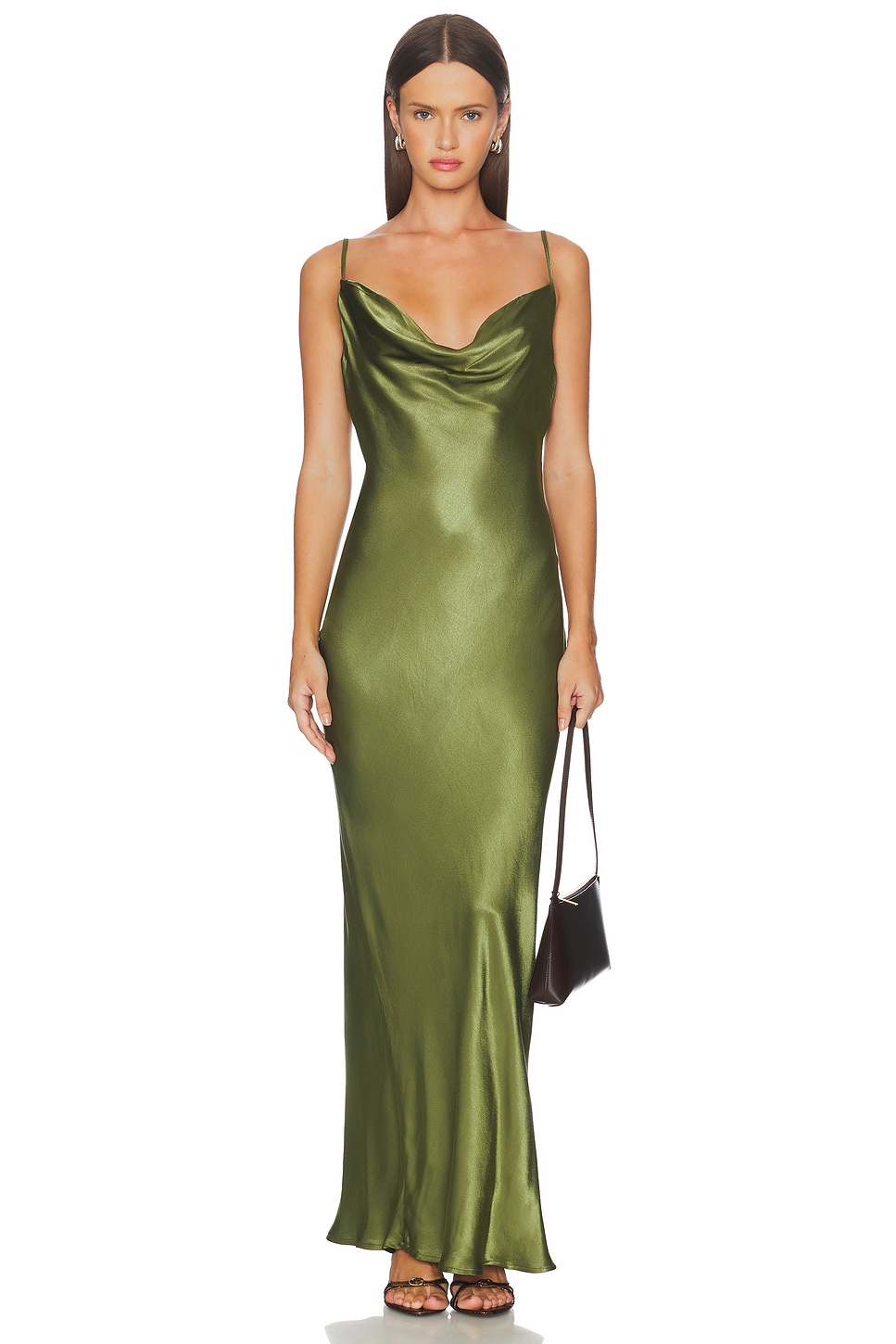 slim fit dress slacks SNDYS Tied Up Knit Dress Green main image 1