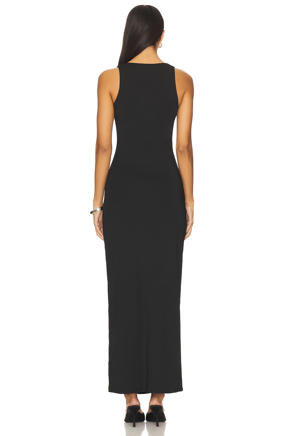 knee length dresses for ladies By Nicola Elodie Maxi Dress in Chocolate – Coco & Lola main image 0