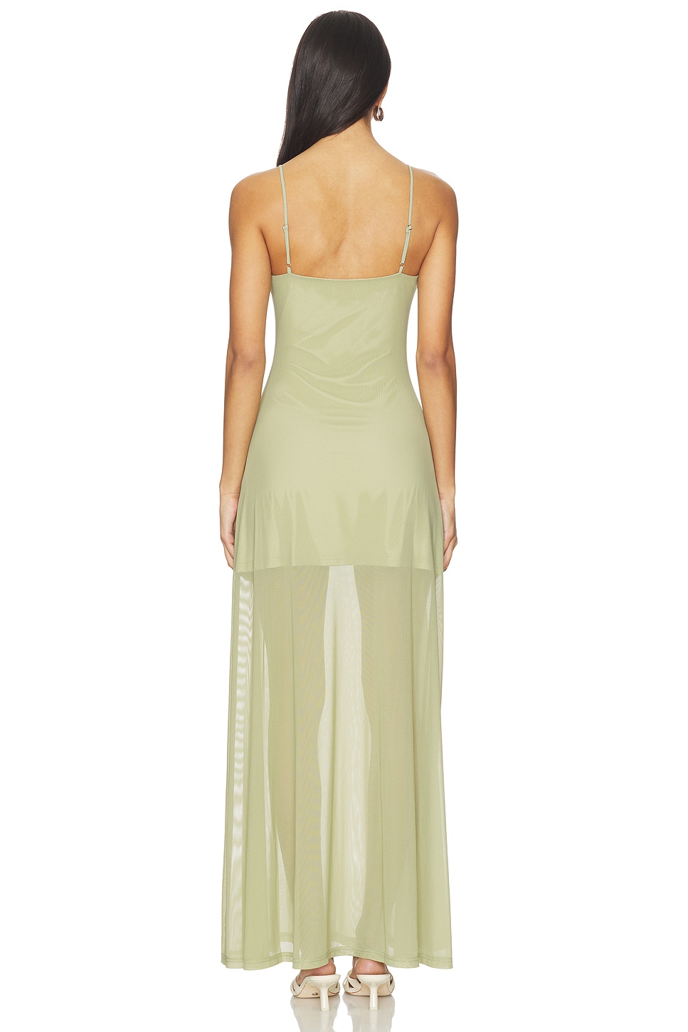 sndys green dress SNDYS Maia Midi Dress Khaki main image 0