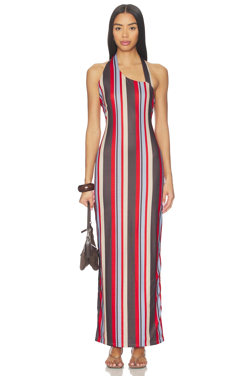 Sherri Asymmetrical Maxi Dress - thumbnail 2