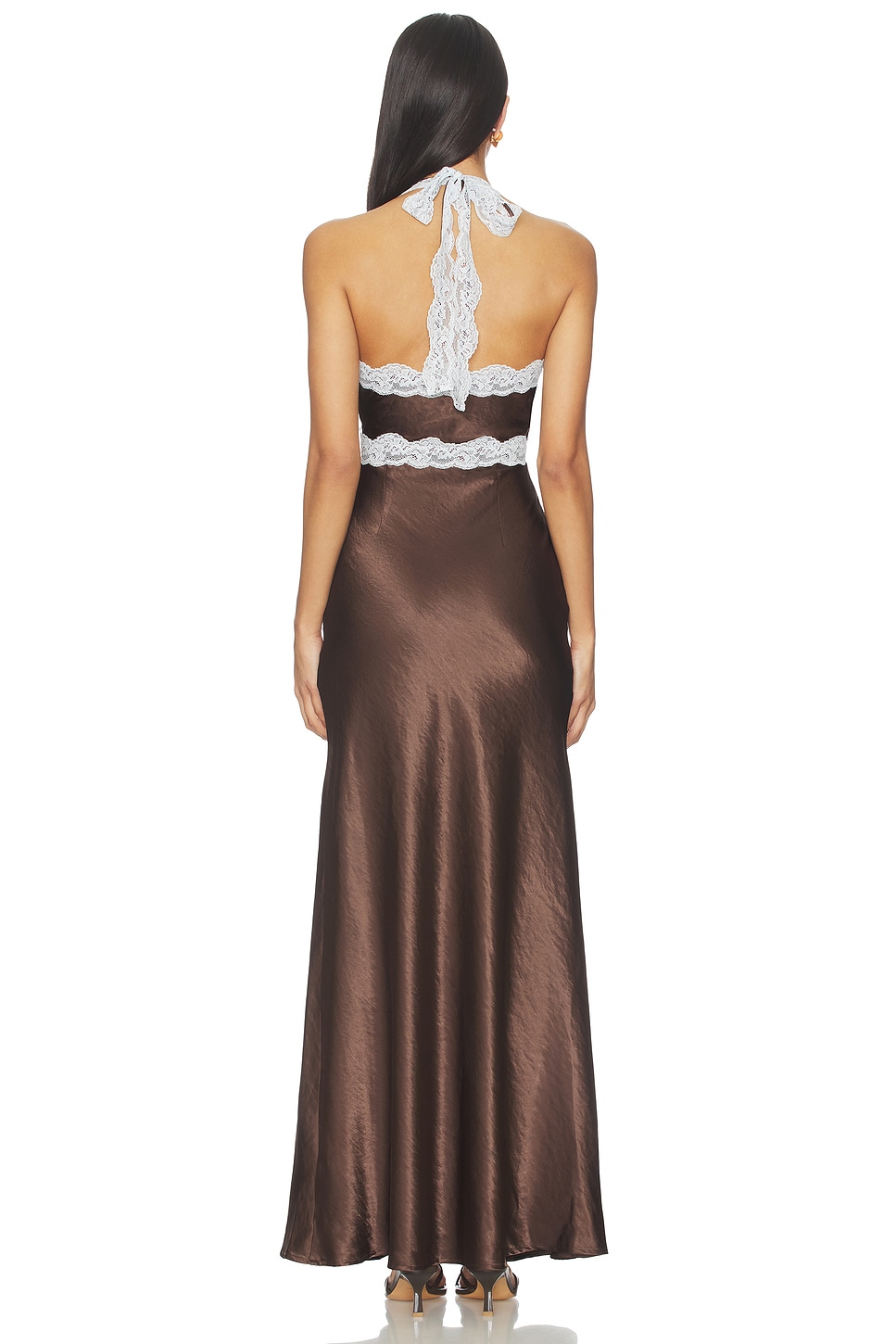 chinese dress ladies Young Fabulous & Broke Women's Tonya Maxi Dress, Pink Flash Reef Wash, XS  at Amazon Women's Clothing store