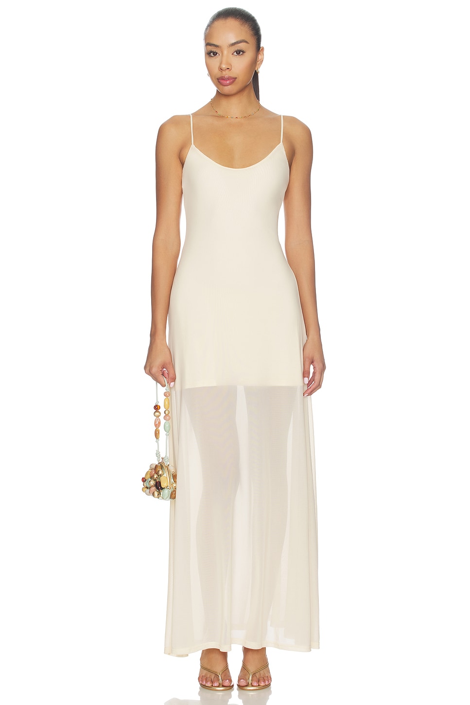 Alessandra Mesh Maxi Dress