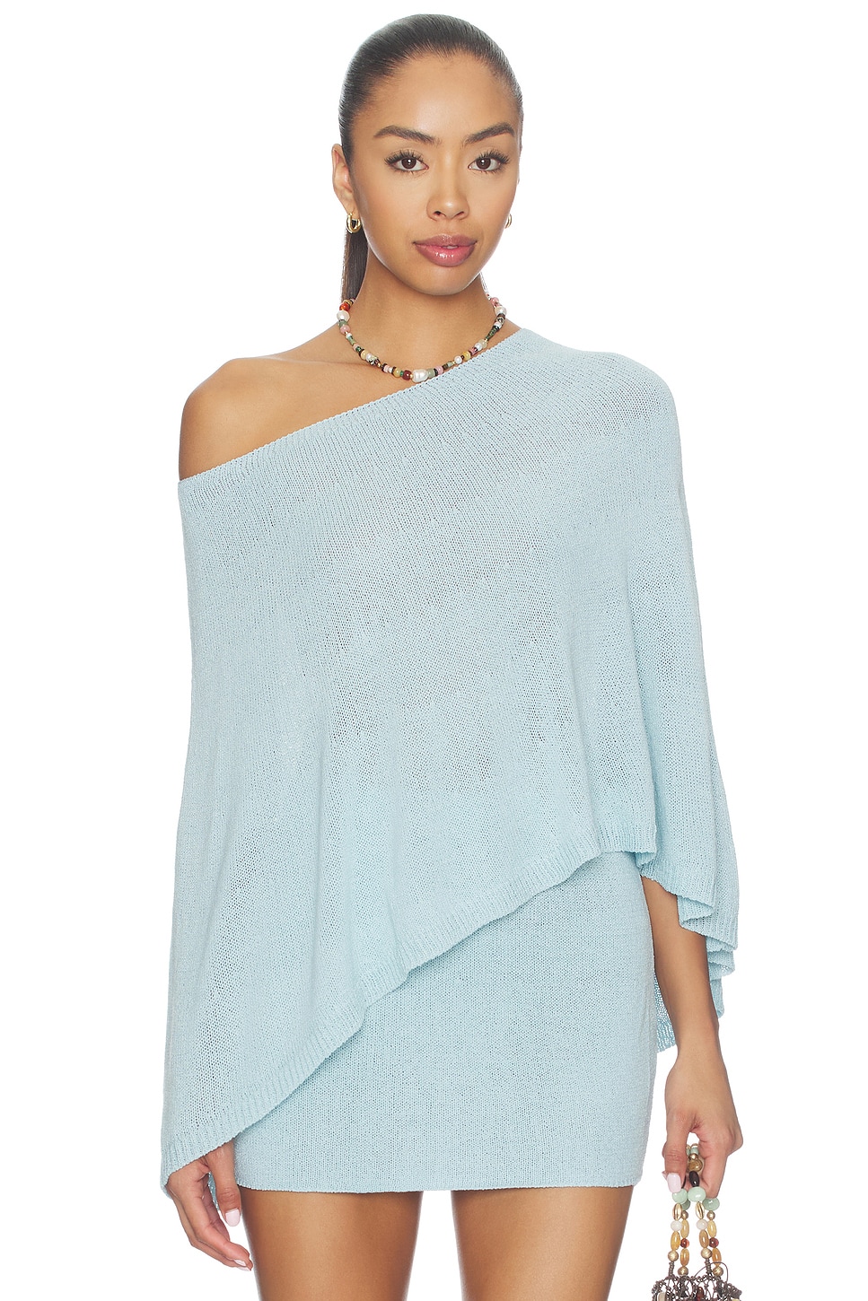 Misty Knit Poncho