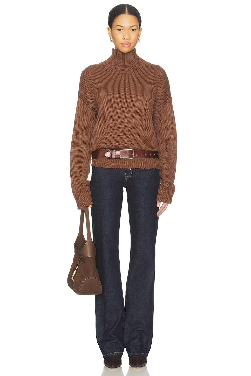 SNDYS Elm High Neck Knit Jumper