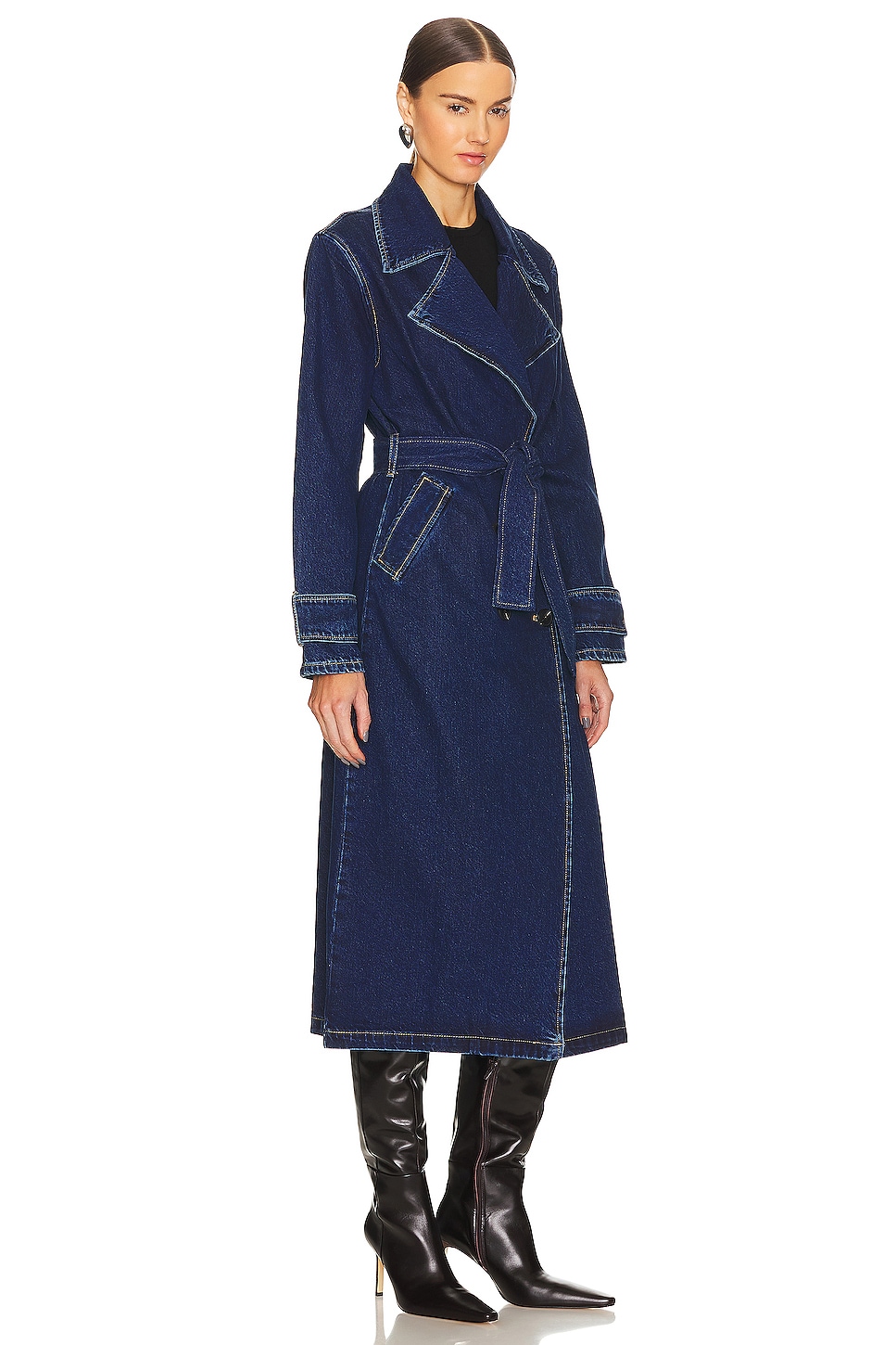 Wren Denim Trench - Thumbnail 3