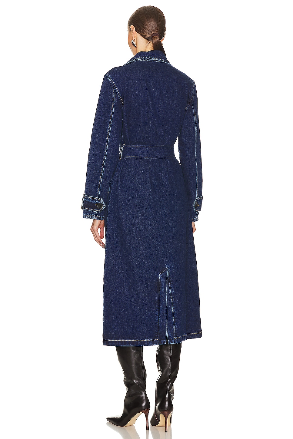 Wren Denim Trench - Thumbnail 4