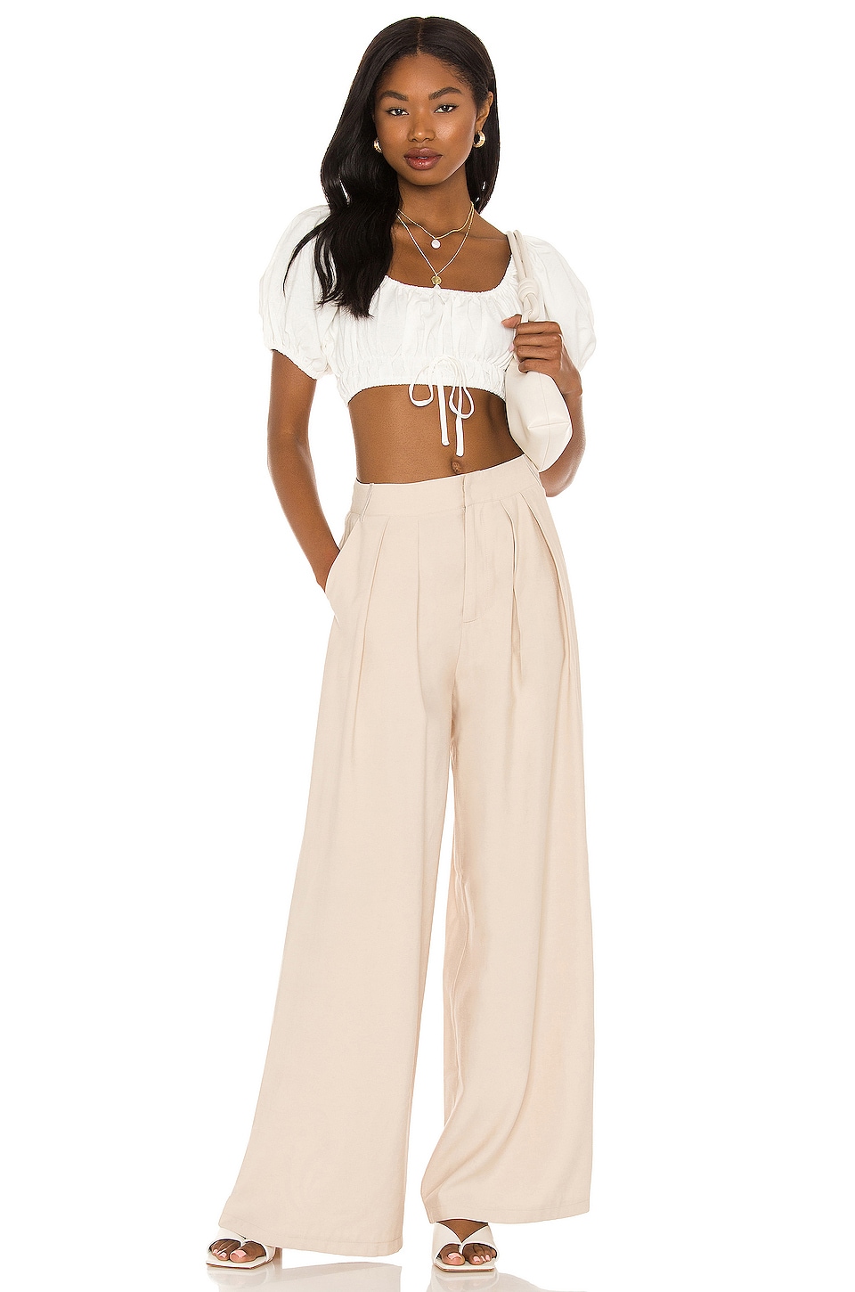 SNDYS Hills Pant in Cream | REVOLVE