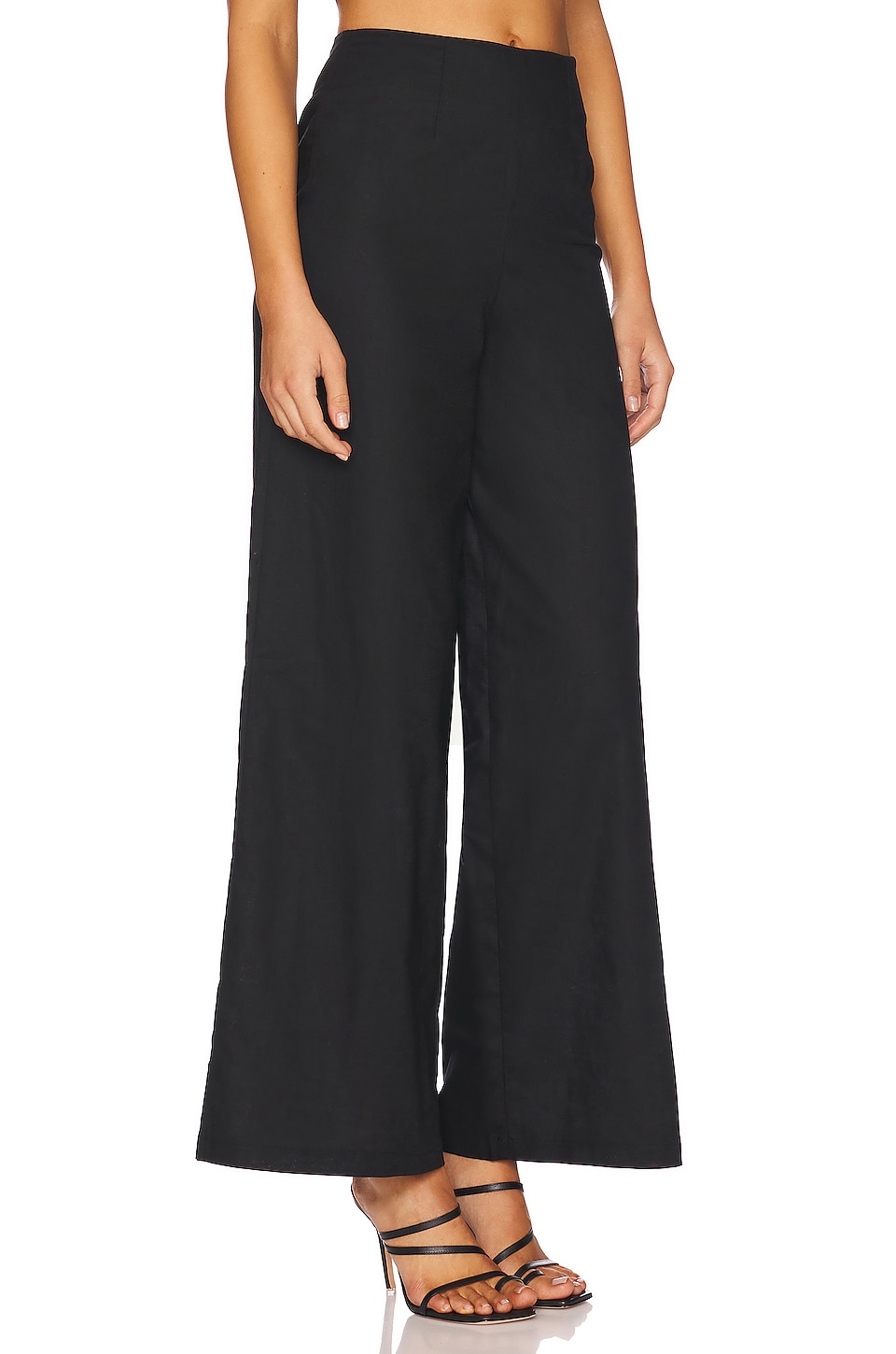 SNDYS Nina Linen Pant in Black