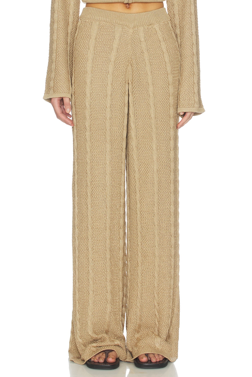 SNDYS - Cici Cable Knit Pant | Plush