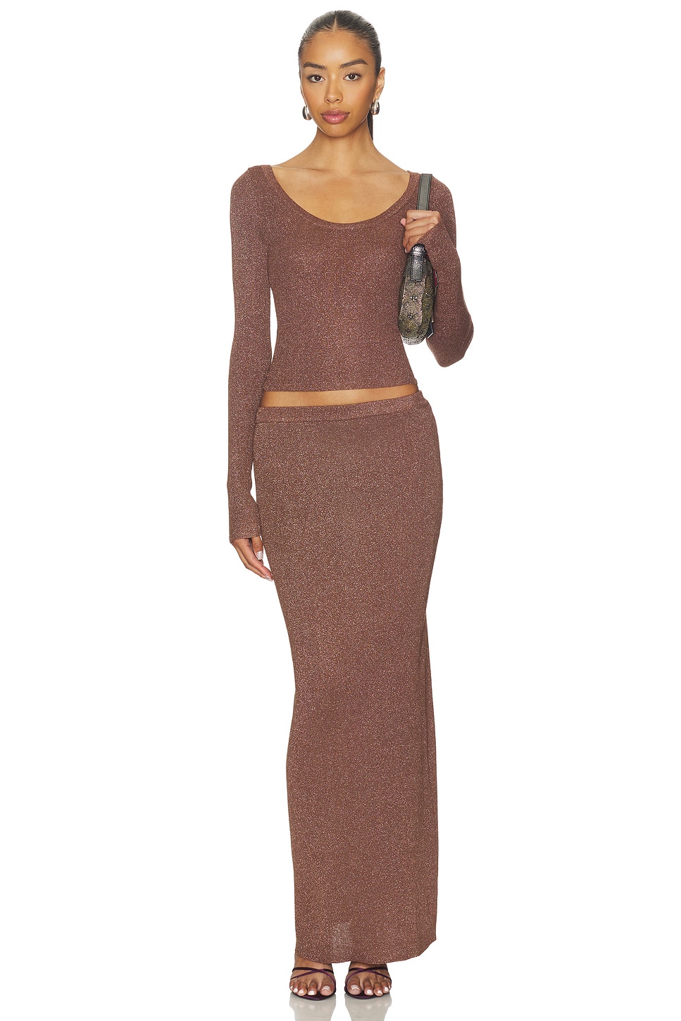 SNDYS Rumer Knit Maxi Skirt thumbnail