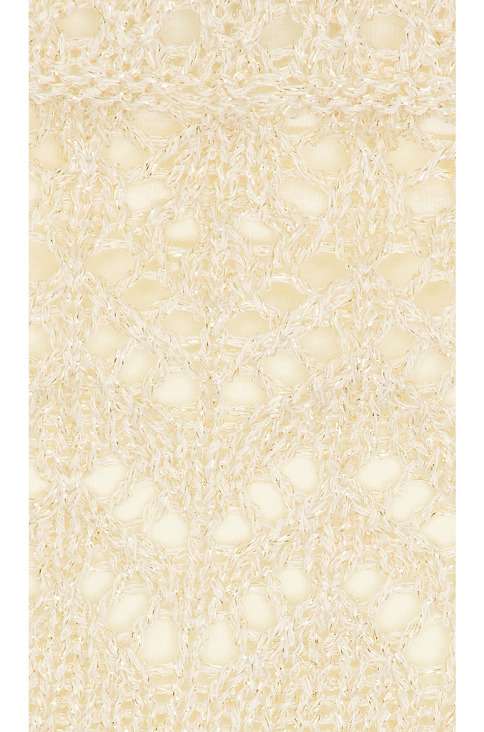 SNDYS x REVOLVE Strapless Crochet Top in Beige Shimmer | REVOLVE SNDYS x REVOLVE Strapless Crochet Top in Beige Shimmer | REVOLVE