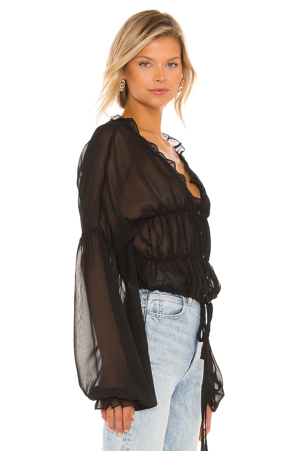 SNDYS Bali Top en Black