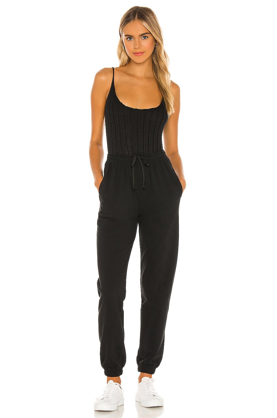 SNDYS LOUNGE Mode Bodysuit in Black REVOLVE
