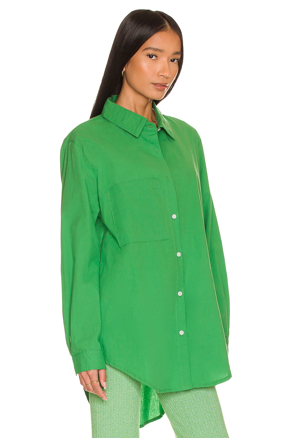 SNDYS Bello Button Up in Green