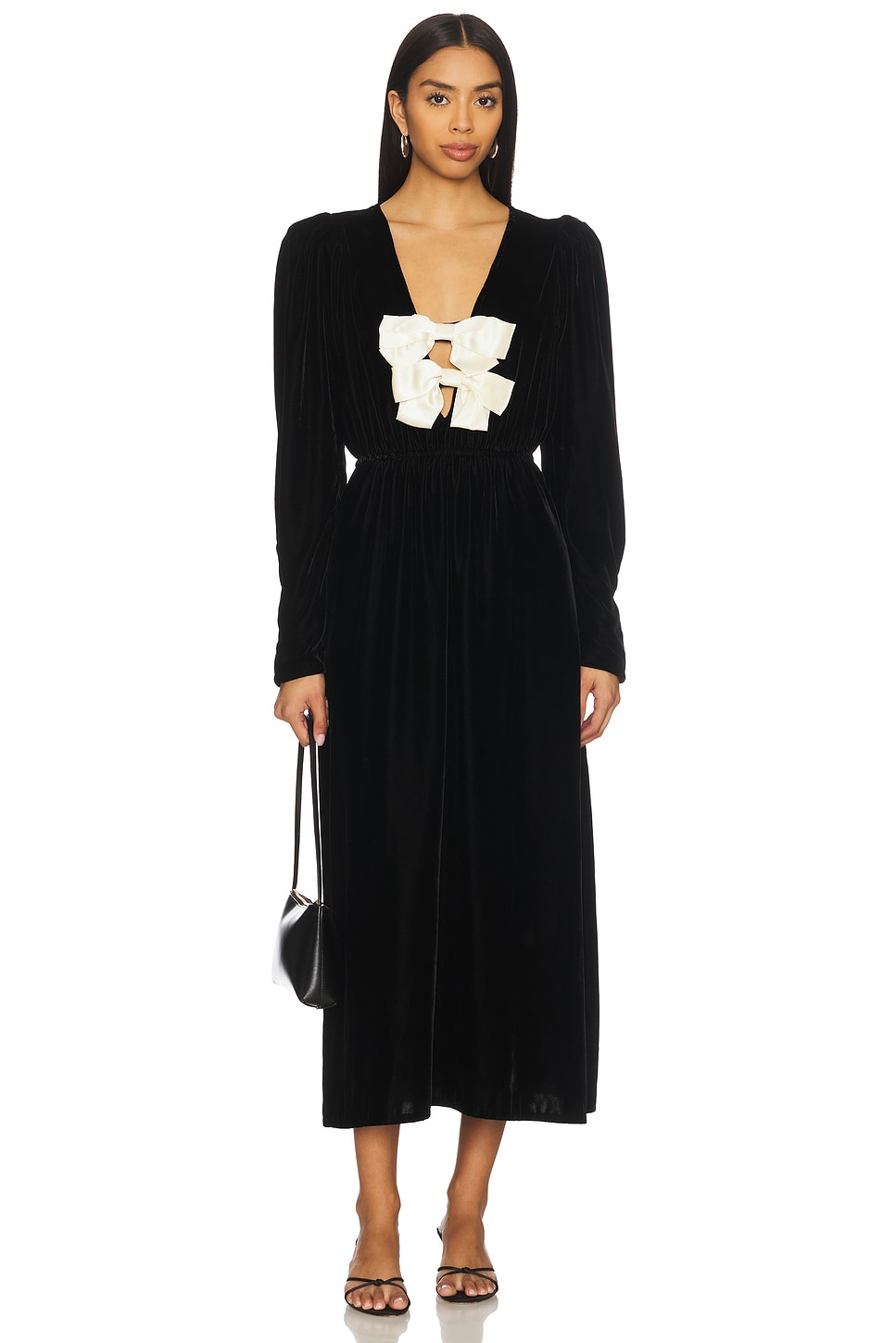 Sea Seraphine Midi Dress in Black | REVOLVE