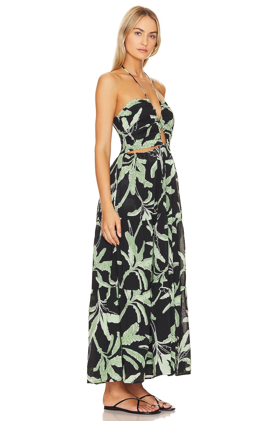 Seafolly Palm Paradise Dress in Black