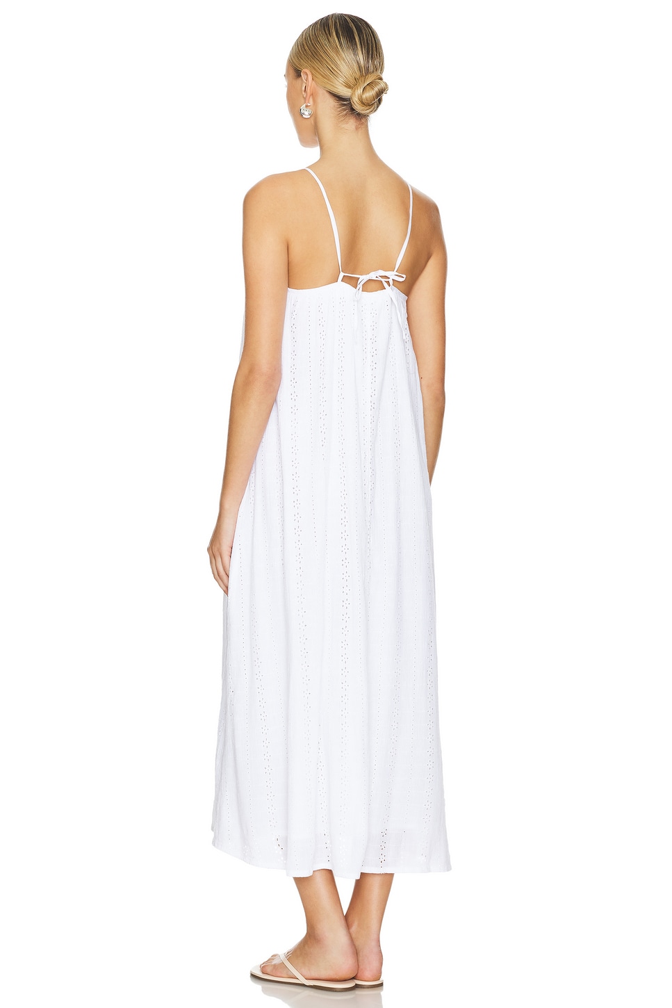 Seafolly Broderie Maxi Dress in White | REVOLVE