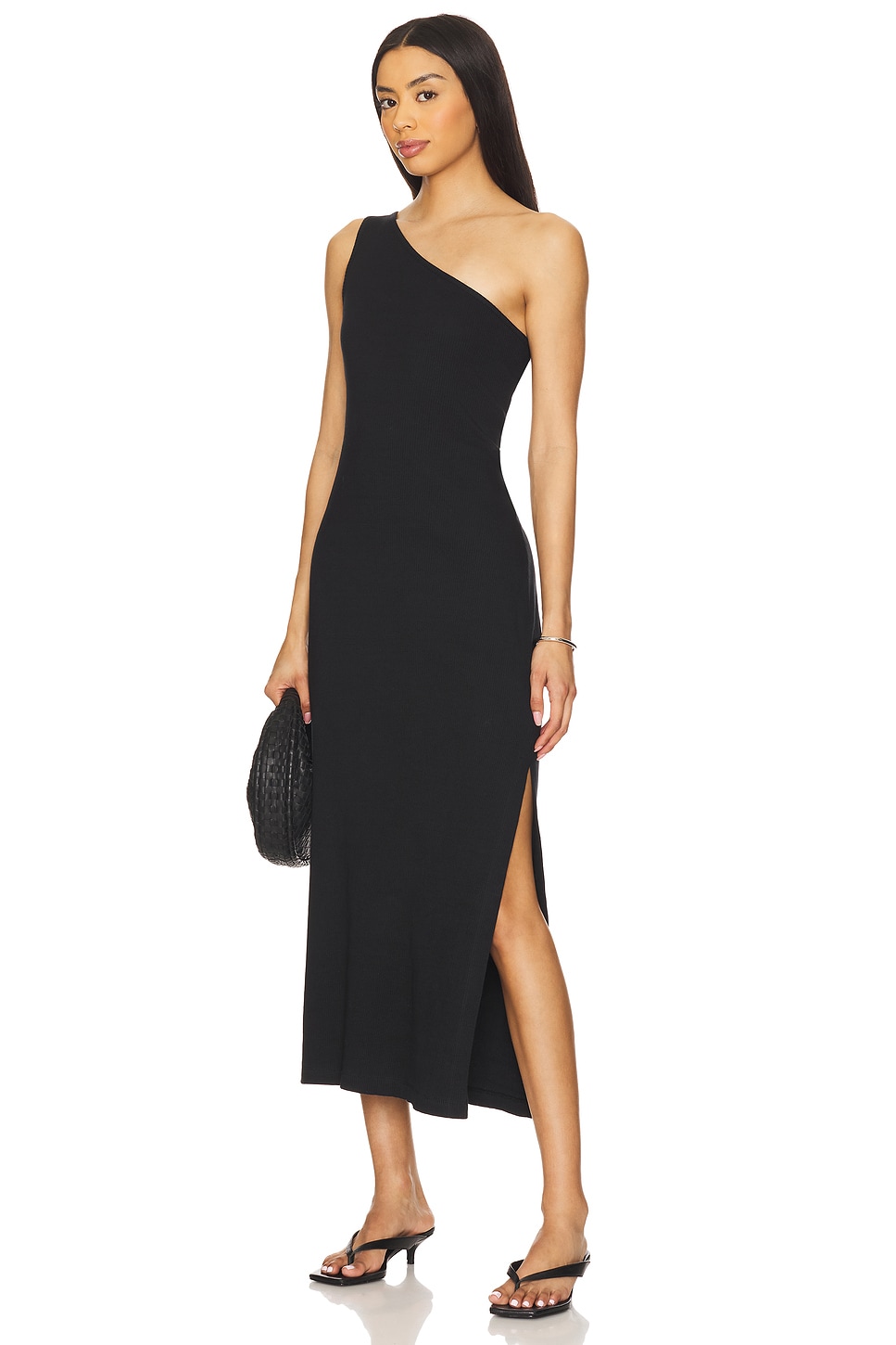 black jersey dress mini Alani main image 1
