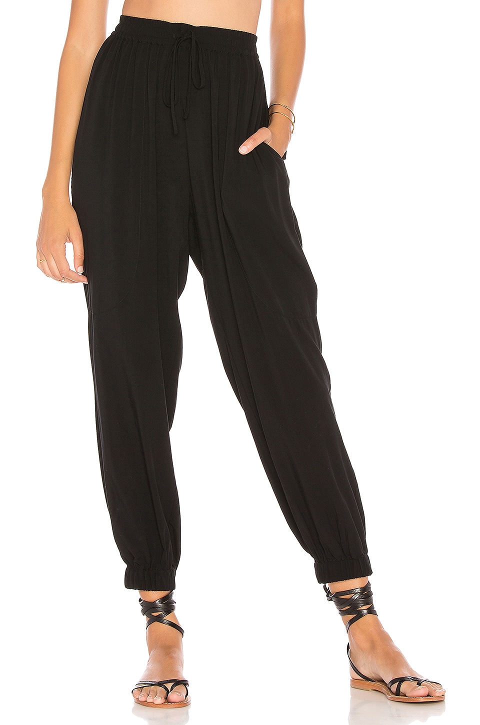 Seafolly Voile Pant in Black | REVOLVE