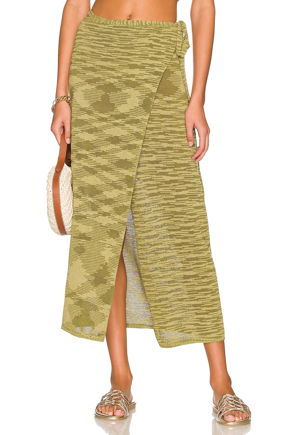 Seabrook Island Shimmering Sand Skirt