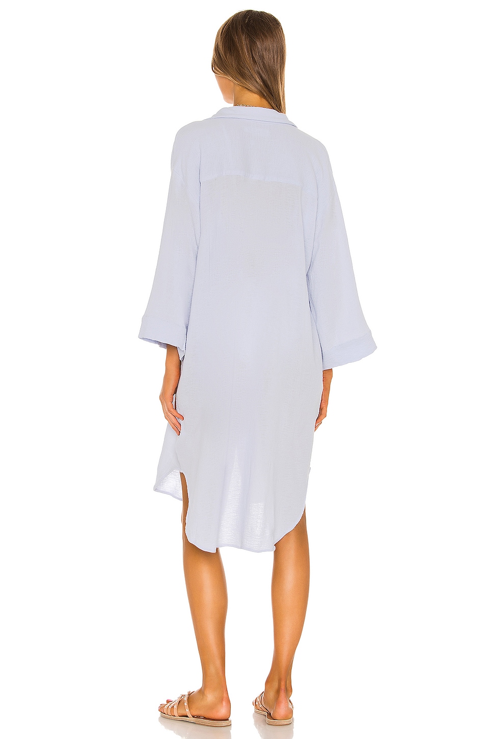Seafolly Oversize Beach Cover Up in Powder Blue | REVOLVE