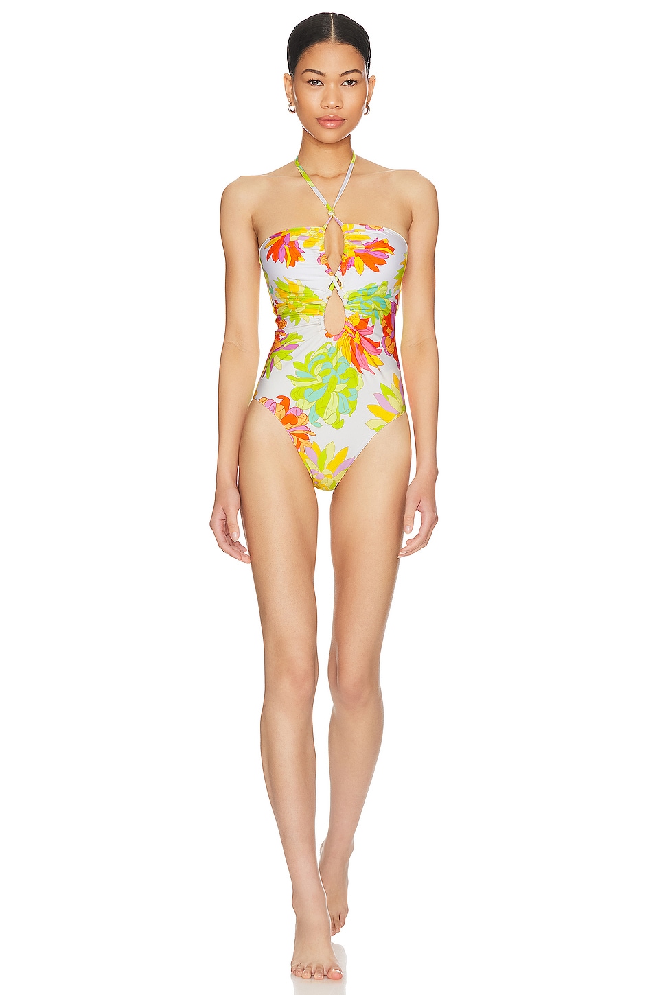 Image 1 of Bandeau One Piece in Limelight