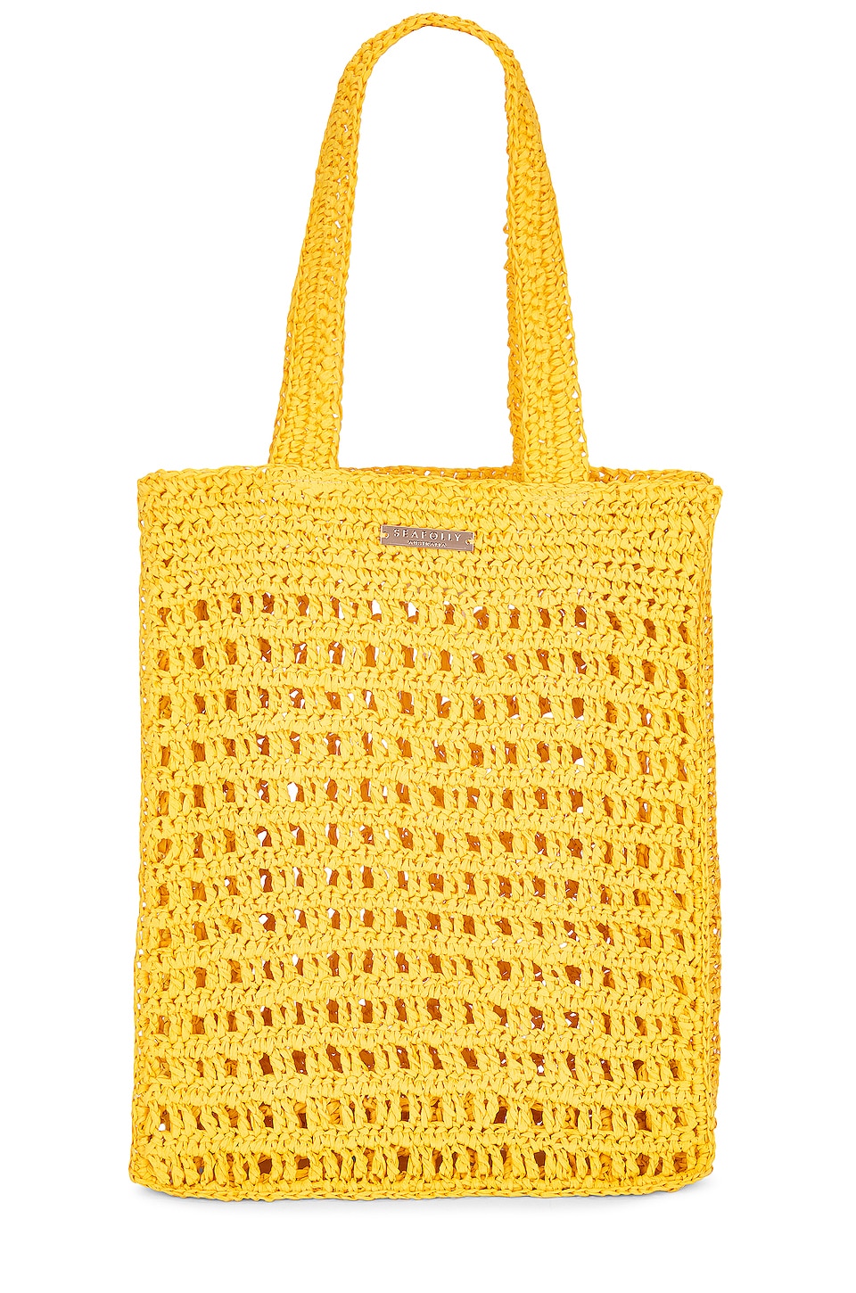 Seafolly Casa Woven Tote in Sunflower