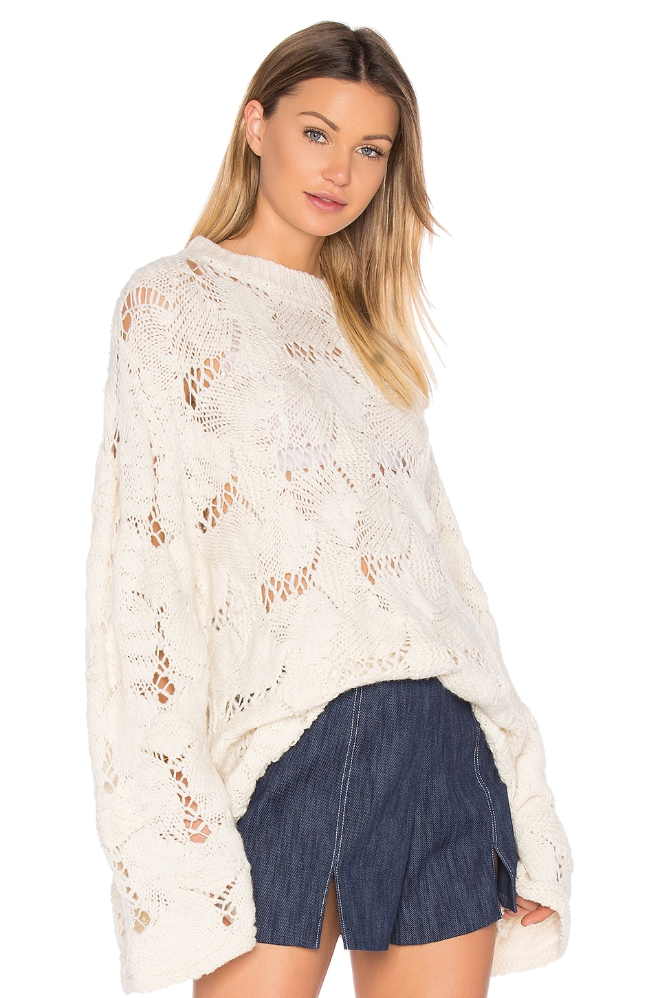See By Chloe Pullover Sweater in Cream | REVOLVE