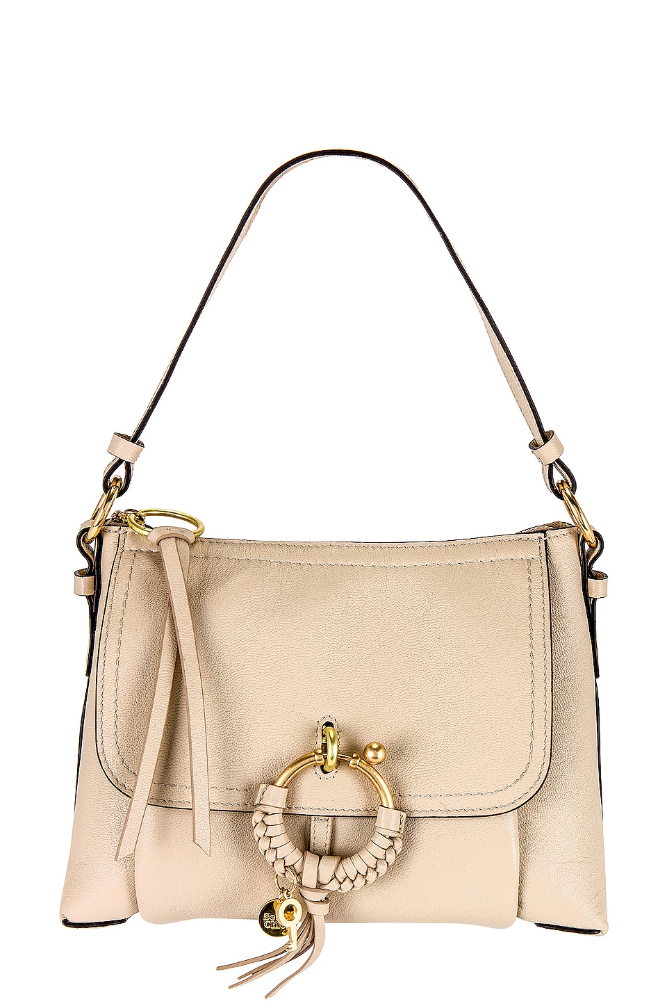 See By Chloe Joan Small Shoulder Bag in Cement Beige