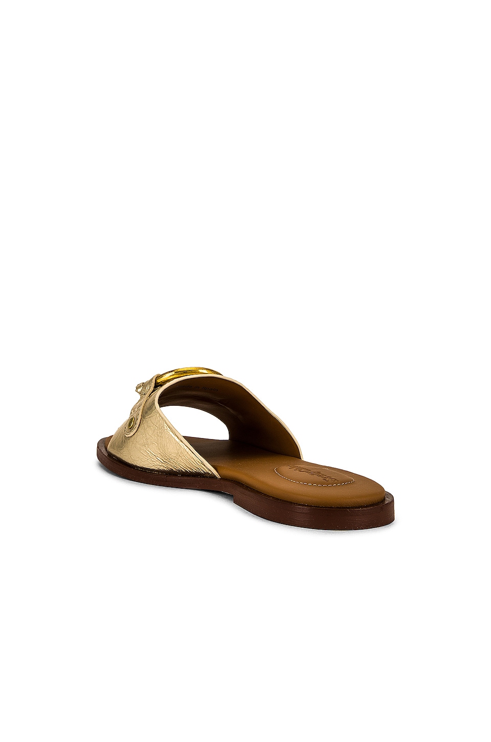 See By Chloe Hana Slide in Light Gold | REVOLVE