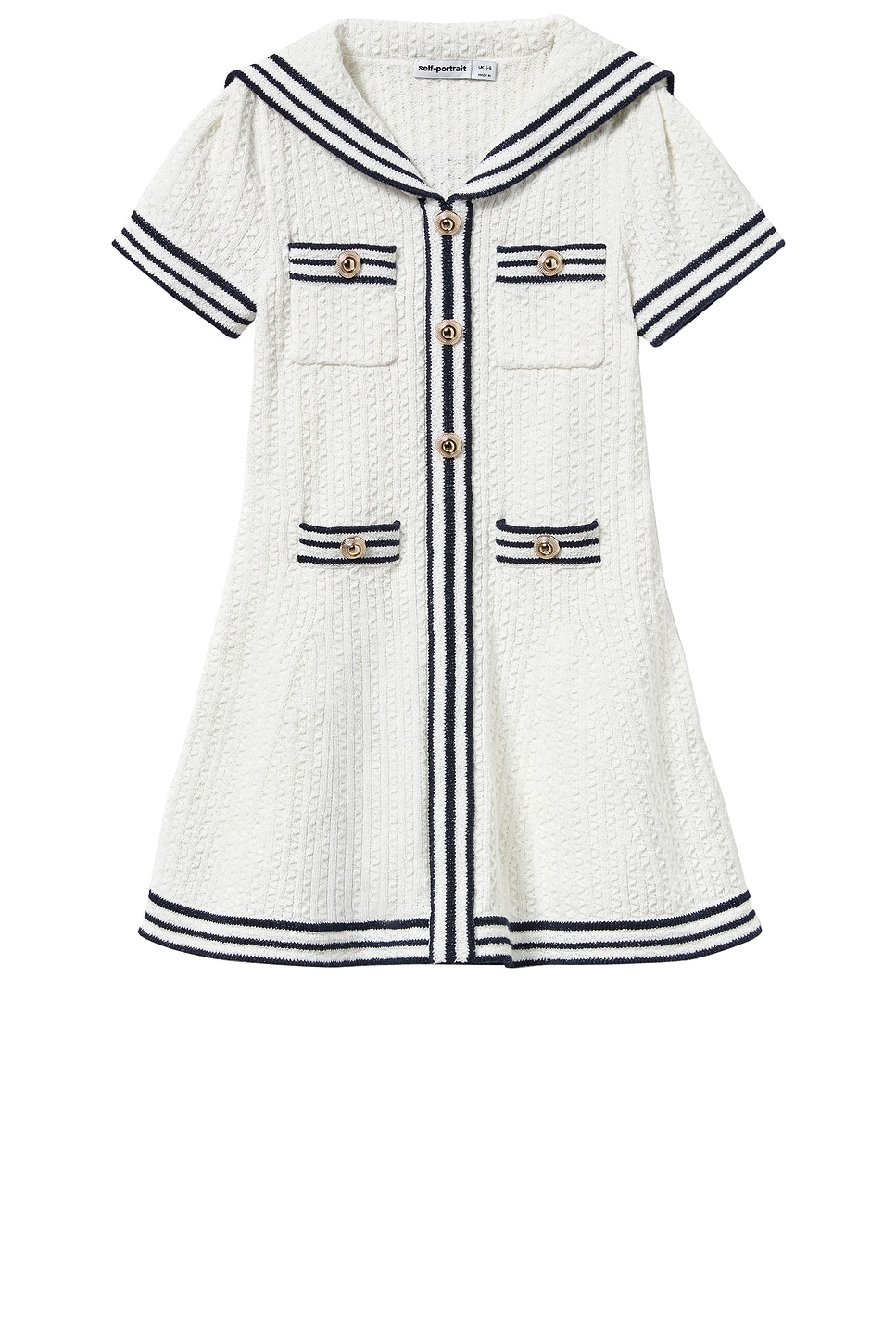 Kids Textured Knit Dress